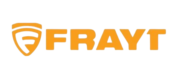 FFRAYT freight services logo displayed on a black background